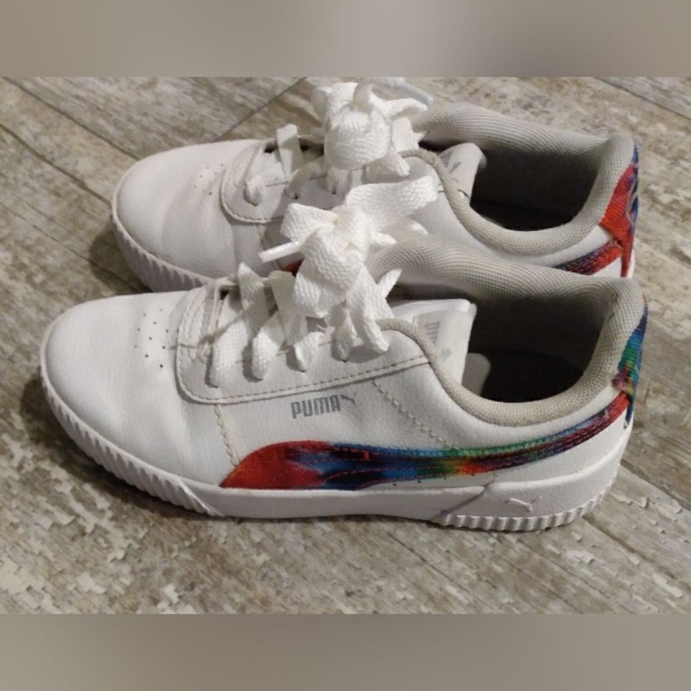 Puma Carina Girls Sneakers Tie-Dye Size 2C